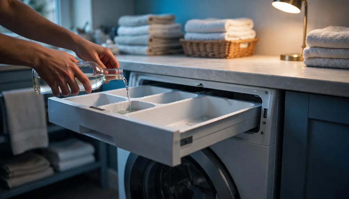 Où mettre le vinaigre blanc dans le lave-linge ?